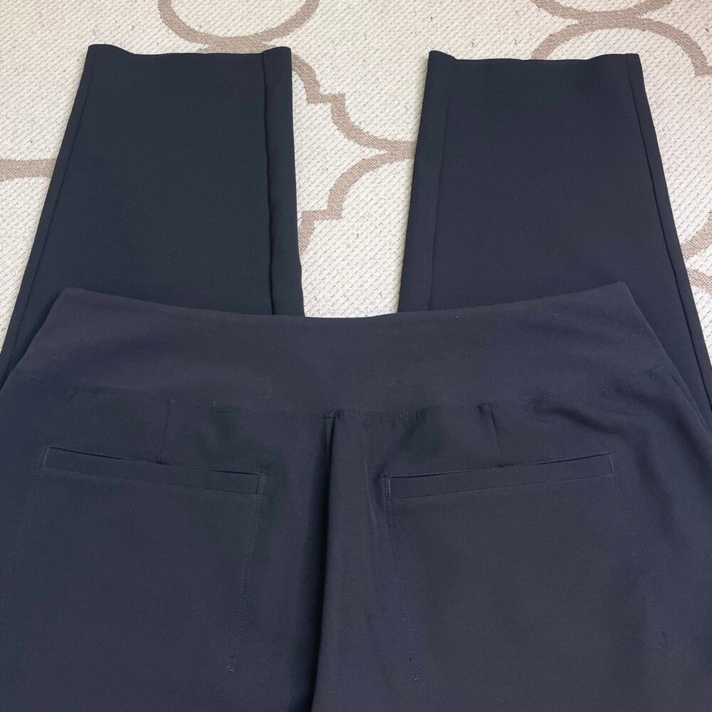 Athleta Endless High Rise Pants Size 16 Textured Stretch Tapered Leg Work Travel - Picture 12 of 13